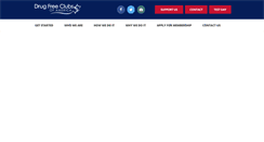 Desktop Screenshot of drugfreeclubs.com
