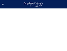 Tablet Screenshot of drugfreeclubs.com